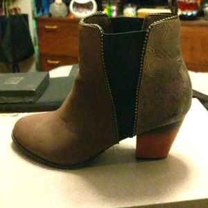Embossed Bootie